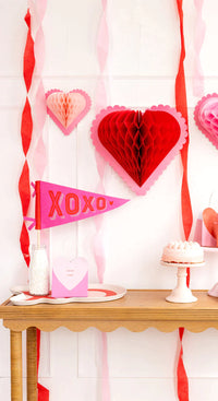 XOXO Felt Valentine's Day Pennant