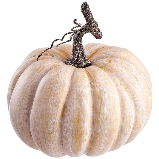 8" Beige Pumpkin