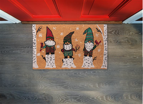 Lumberjack Gnome Coir Doormat