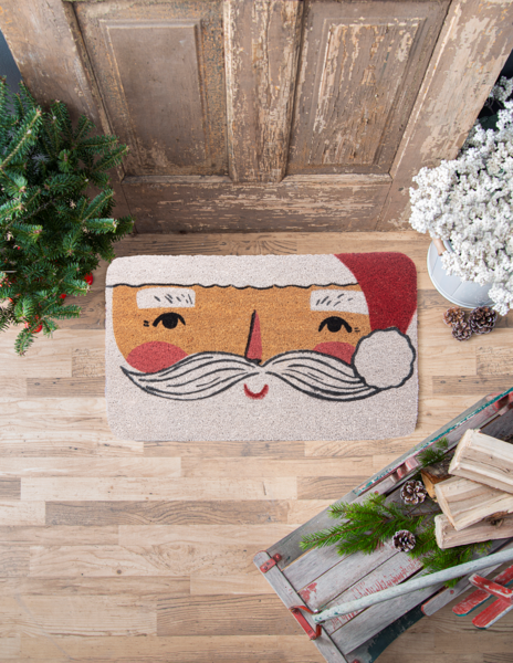 Santa Coir Doormat
