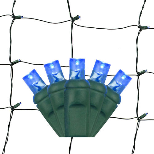 5MM LED Net Lights with Green Cord (100 Lights)